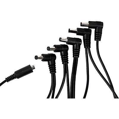 Gator 5-Output Daisy Chain Power Adapter Cable with Female Input Barrel Plug