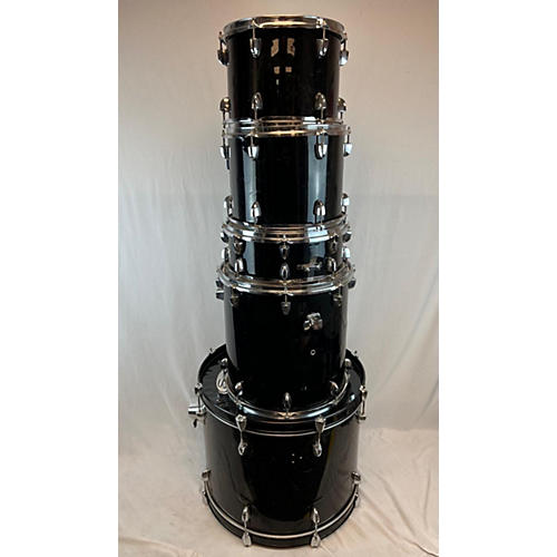 Sound Percussion Labs 5 Peice Drum Kit Drum Kit Black