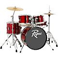 Rogue 5-Piece Complete Drum Set BlackDark Red