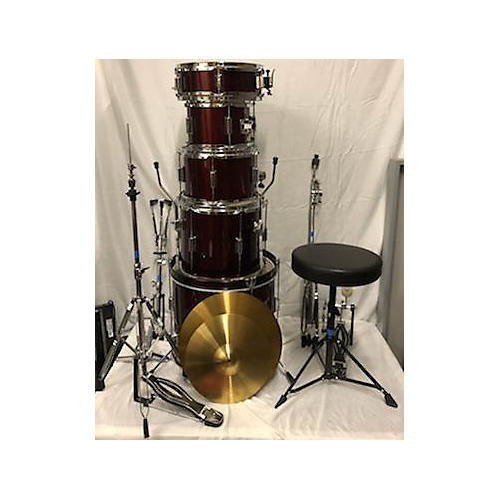 Rogue 5Piece Complete Drum Set Wine Red Drum Kit Musician's Friend