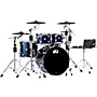 DWe 5-Piece Complete Kit Bundle With Roland Cymbals and DW Hardware - Midnight Blue Metallic Lacquer