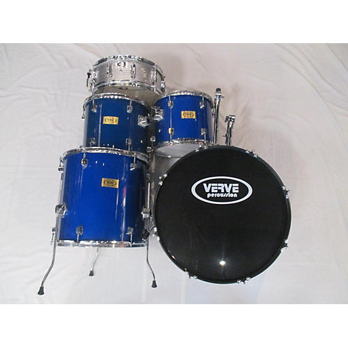 Verve 5 Piece Drum Kit Drum Kit Blue