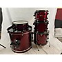Used Sound Percussion Labs 5 Piece Drum Kit Red Sparkle