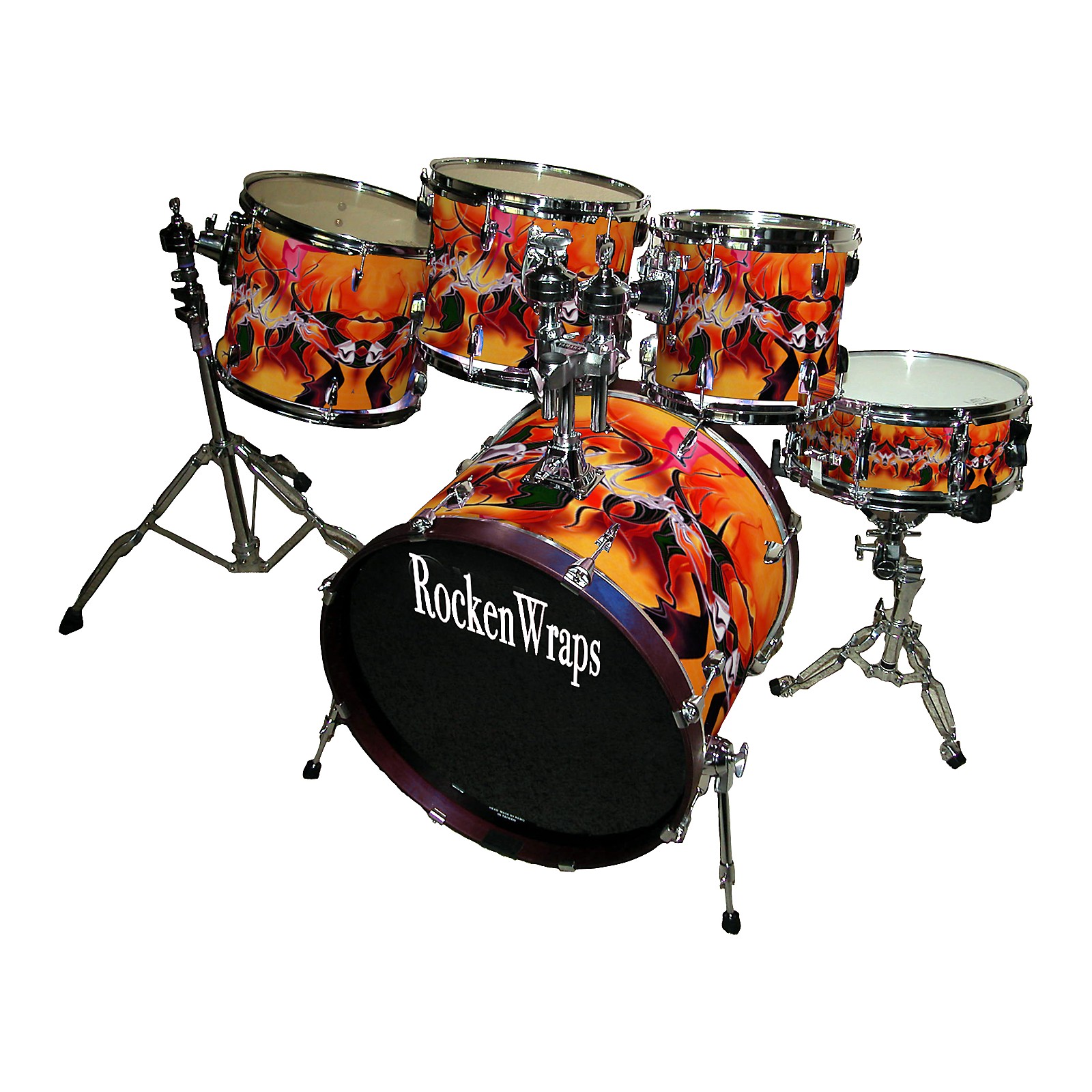 RockenWraps 5Piece Drum Wrap Kit Musician's Friend