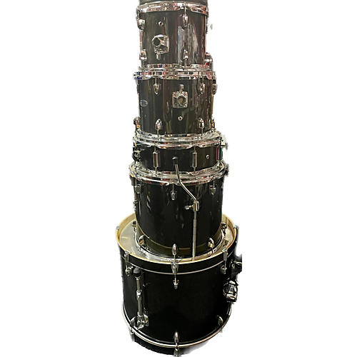 Sound Percussion Labs 5 Piece Drumkit Drum Kit Black