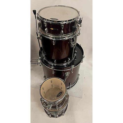 Sound Percussion Labs 5 Piece Kit Drum Kit Candy Apple Red