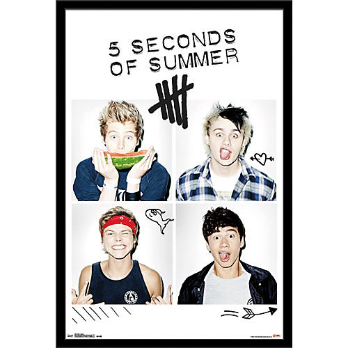 5 Seconds Of Summer -Squares Poster