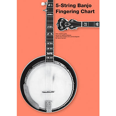 Music Sales 5-String Banjo Fingering Chart