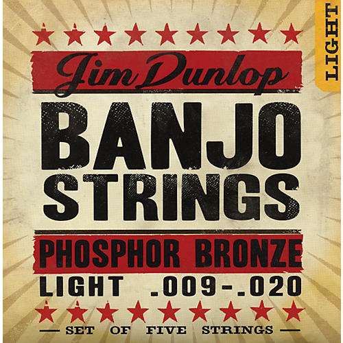 5-String Banjo Light Phosphor Bronze Strings
