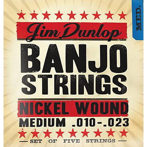 5-String Banjo Medium Nickel String Set