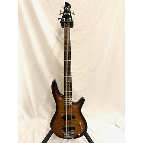 Austin 5 String Bass Electric Bass Guitar Amber Musician s Friend