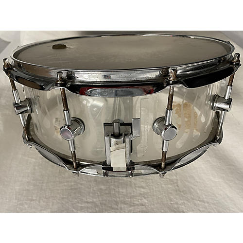 Spaun 5.5X14 5.5X14 Acrylic Snare Drum Drum Clear 10