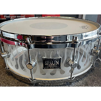 Spaun 5.5X14 ACRYLIC FLAME Drum