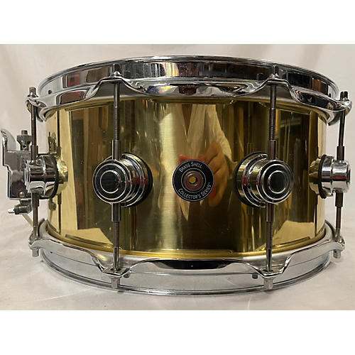 DW 5.5X14 BRASS COLLECTOR'S SNARE Drum Gold 10