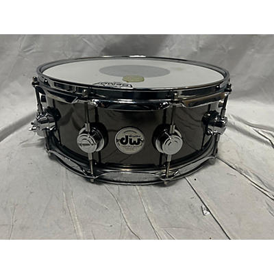 DW 5.5X14 Black Nickel Over Brass Drum