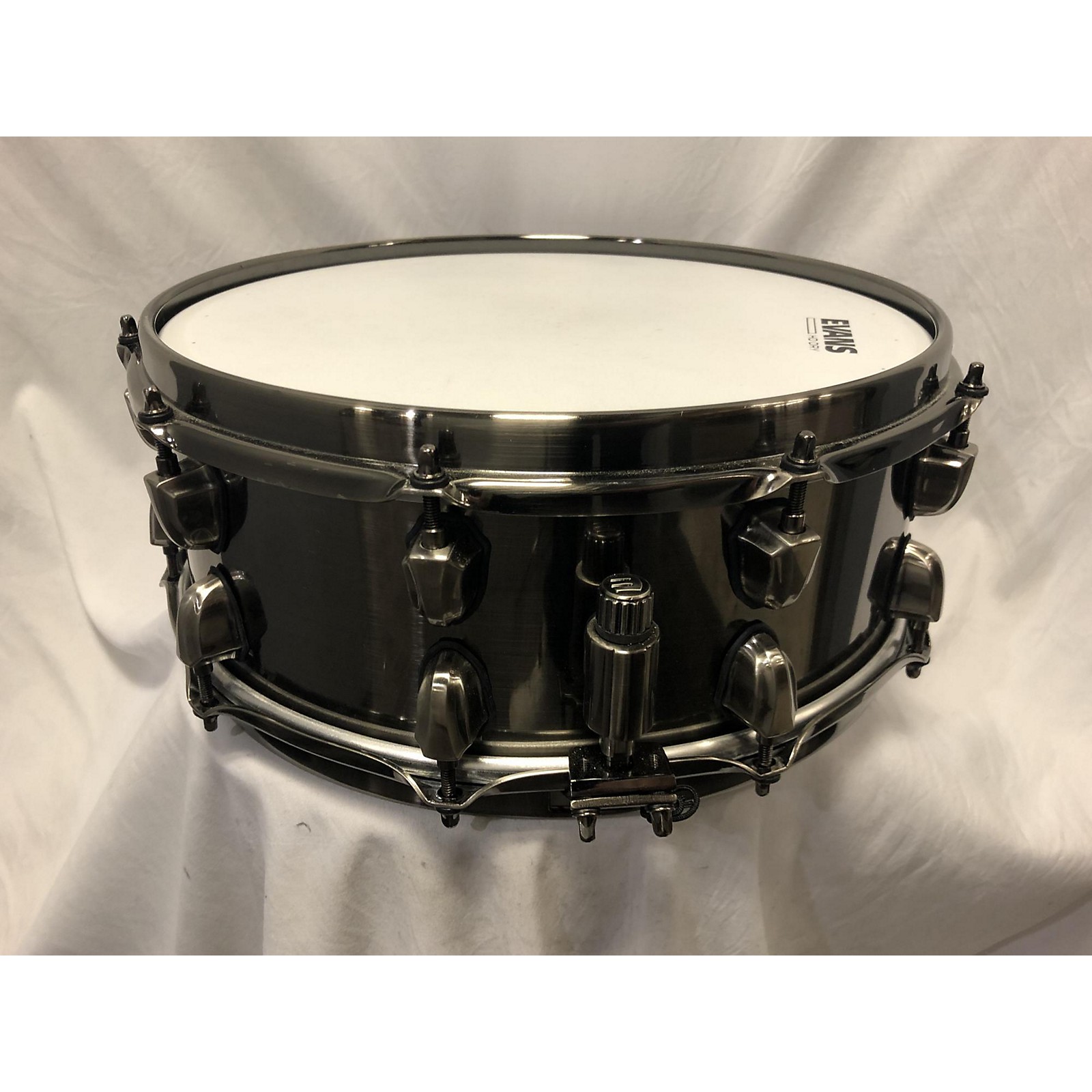 Used Mapex 5.5X14 Black Panther Blade Snare Drum Brushed Nickel 10