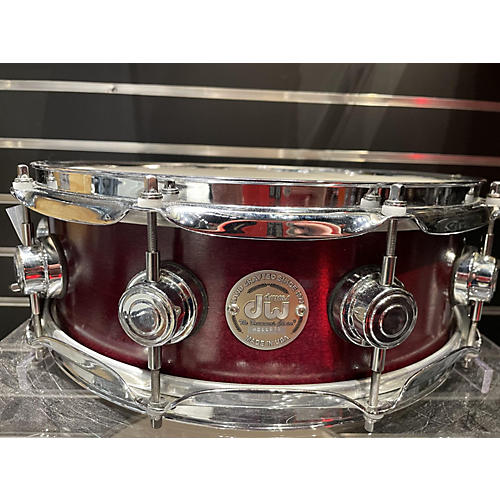 DW 5.5X14 Collector's Series Maple Snare Drum Dark Cherry 10