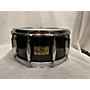 Used Pearl 5.5X14 MASTERS CUSTOM SNARE Drum Black 10