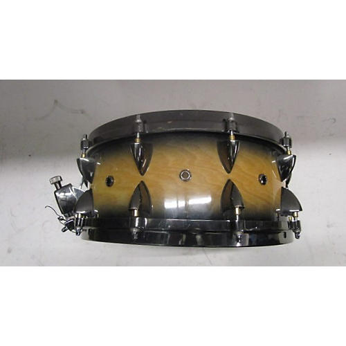 Orange County Drum & Percussion 5.5X14 Maple Snare Drum Black Burst 10