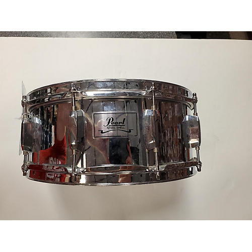 Pearl 5.5X14 Modern Utility Steel Snare Drum Silver 10