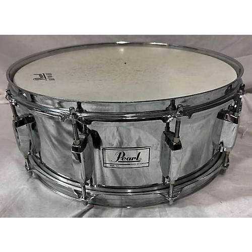 Pearl 5.5X14 Modern Utility Steel Snare Drum Chrome 10