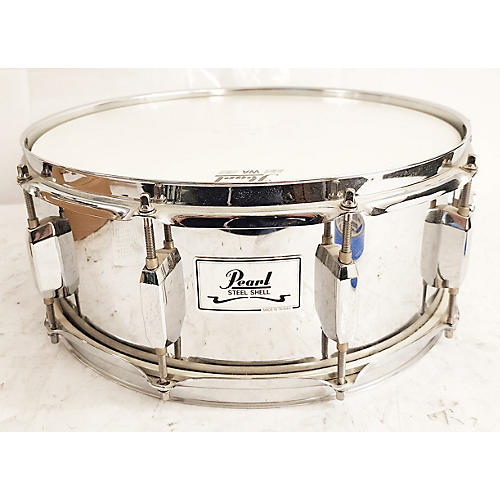 Pearl 5.5X14 Modern Utility Steel Snare Drum Steel 10