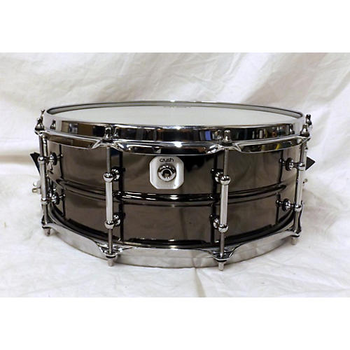 Crush Drums & Percussion 5.5X14 ROLLED BRUSHED NICKLE Drum NICKLE 10