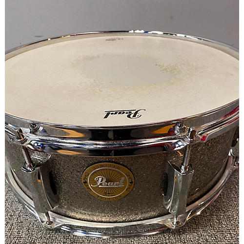 Pearl 5.5X14 SST LIMITED EDITION Drum Silver Sparkle 10