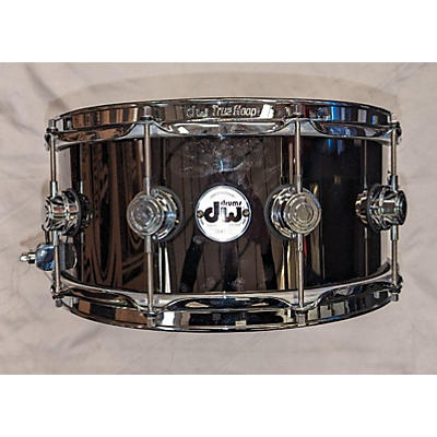 DW 5.5X14.5 Collector's Series Snare Black Nickel Over Brass Drum