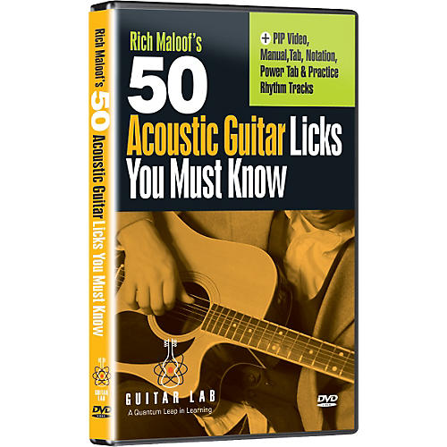50 Acoustic Guitar Licks You Must Know! (DVD)