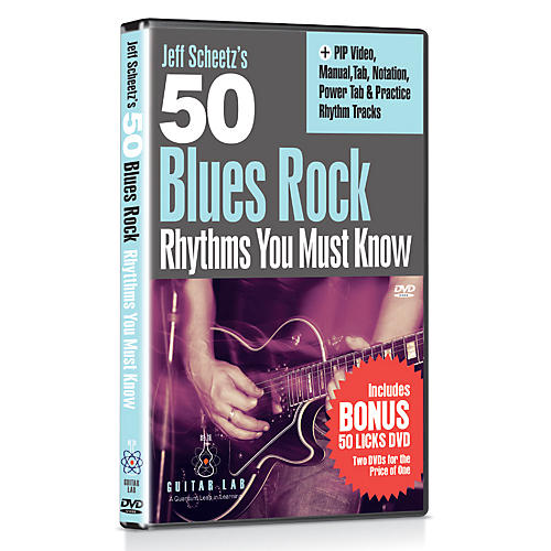 50 Blues Rock Rhythms You Must Know DVD with Bonus DVD