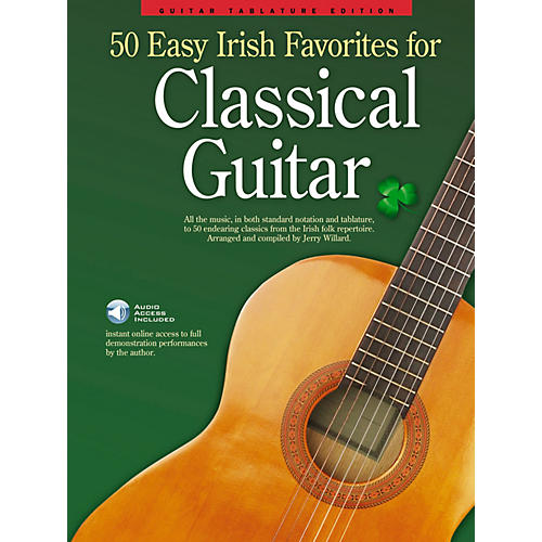 Wise Publications 50 Easy Irish Favorites for Classical Guitar Guitar Series Softcover Audio Online