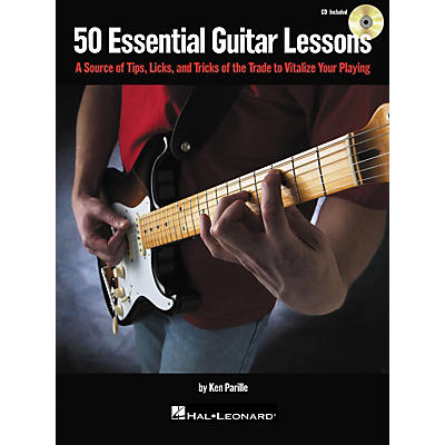 Hal Leonard 50 Essential Guitar Lessons (Book/CD)