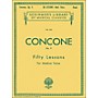 G. Schirmer 50 Lessons, Op. 9 by Concone for Medium Voice