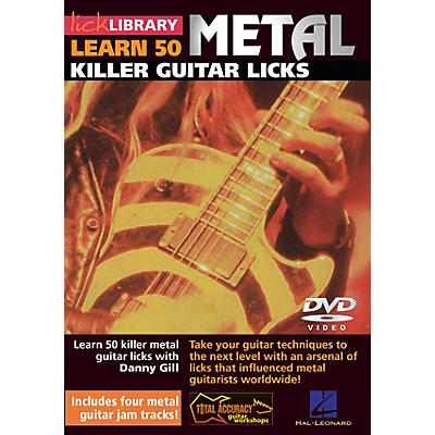 Licklibrary 50 Metal Killer Licks Lick Library Series DVD Performed by Danny Gill
