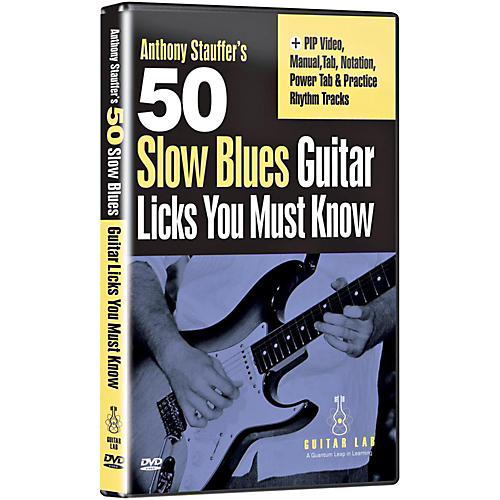 50 Slow Blues Licks You Must Know DVD