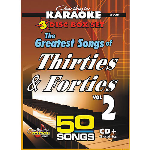 50 Song Pack Greatest Songs of the Thirties and forties Volume 2 (CD+G)