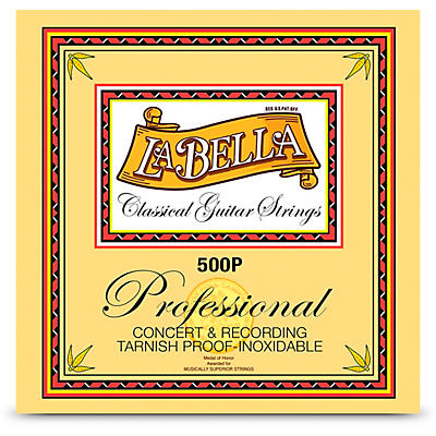 LaBella 500P Professional Concert & Recording Classical Guitar Strings