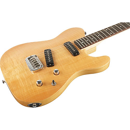 G&L ASAT Special Deluxe Carved Top Electric Guitar Gloss Natural