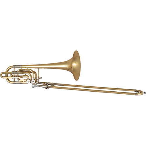 Bach 50B3 Stradivarius Series Professional Standard Wrap Double Rotor Bass Trombone Lacquer Yellow Brass Bell