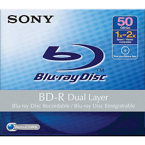 50GB BD-R Dual Layer Blu-ray Recordable Disc