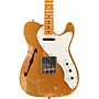 Fender Custom Shop '50s Custom Thinline Telecaster Electric Guitar Aged Aztec Gold over Gold Sparkle R96392