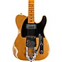 Fender Custom Shop 50s Vibra Telecaster Limited Edition Heavy Relic Electric Guitar Aztec Gold CZ549014
