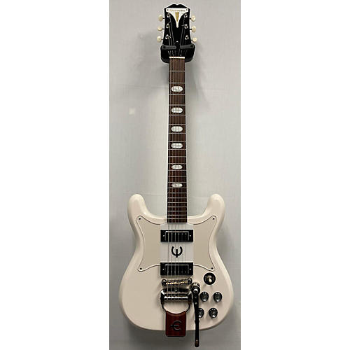 Epiphone 50th Anniversary 1962 Reissue Crestwood Custom Solid Body Electric Guitar Antique White