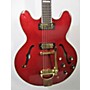 Used Epiphone 50th Anniversary 1962 Reissue Sheraton E212TV Tremotone Hollow Body Electric Guitar Red