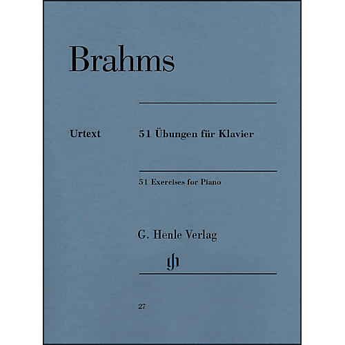 G. Henle Verlag 51 Exercises for Piano By Brahms