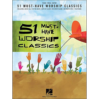 Hal Leonard 51 Must-Have Worship Classics arranged for piano, vocal, and guitar (P/V/G)