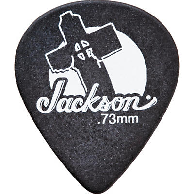 Jackson 511 Black Leaning Cross Guitar Picks - 1 Dozen