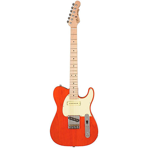 G&L ASAT Classic Custom Electric Guitar Clear Orange Maple