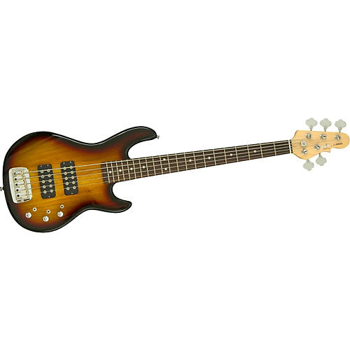 G&L Tribute L-2500 5-String Bass 3-Color Sunburst Maple Fretboard